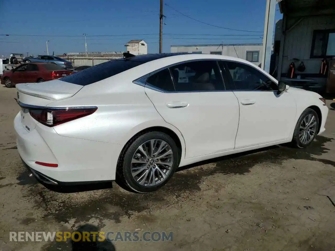 3 Photograph of a damaged car 58ADZ1B14MU082806 LEXUS ES350 2021