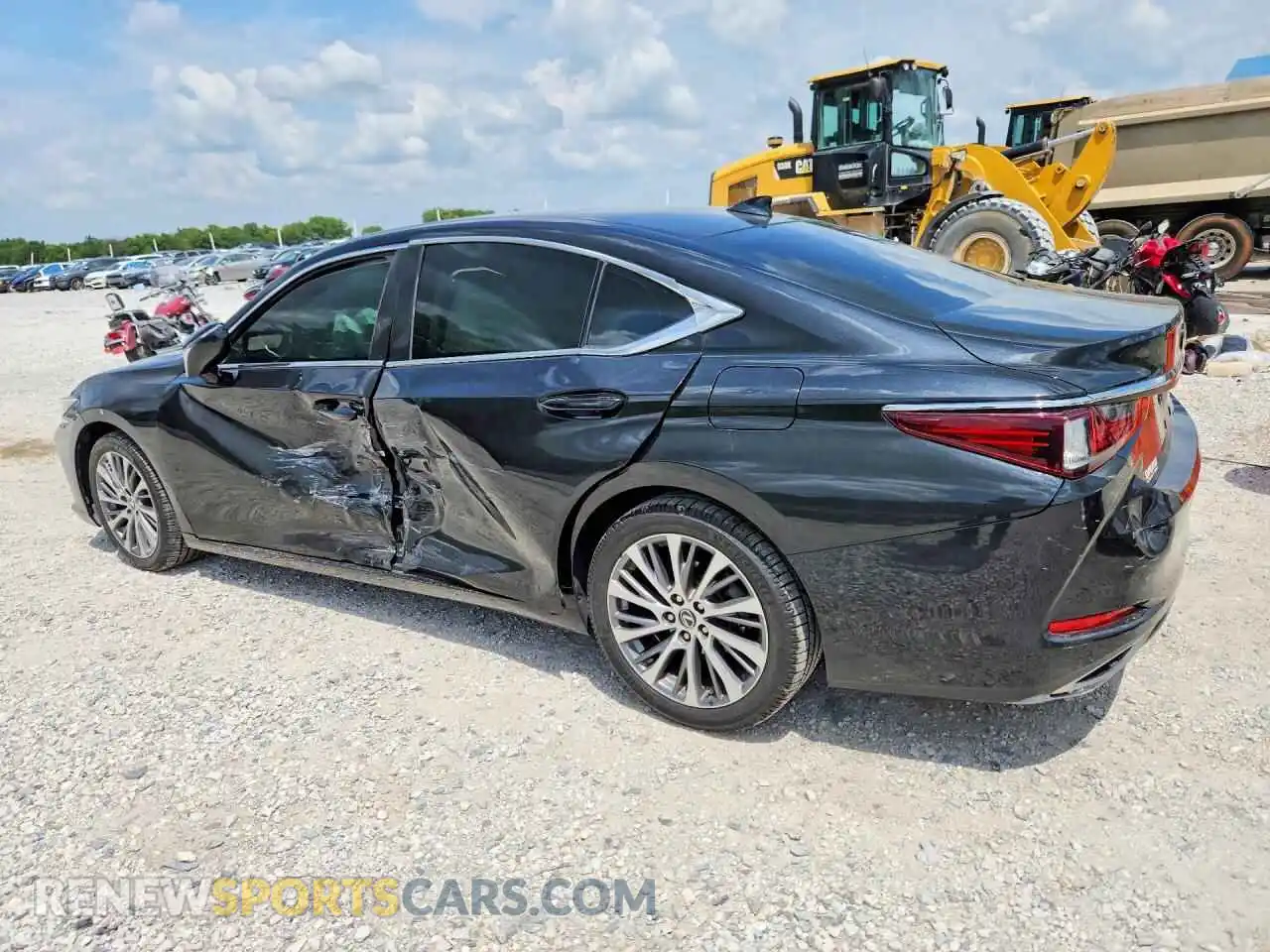 2 Photograph of a damaged car 58ADZ1B14MU087052 LEXUS ES350 2021