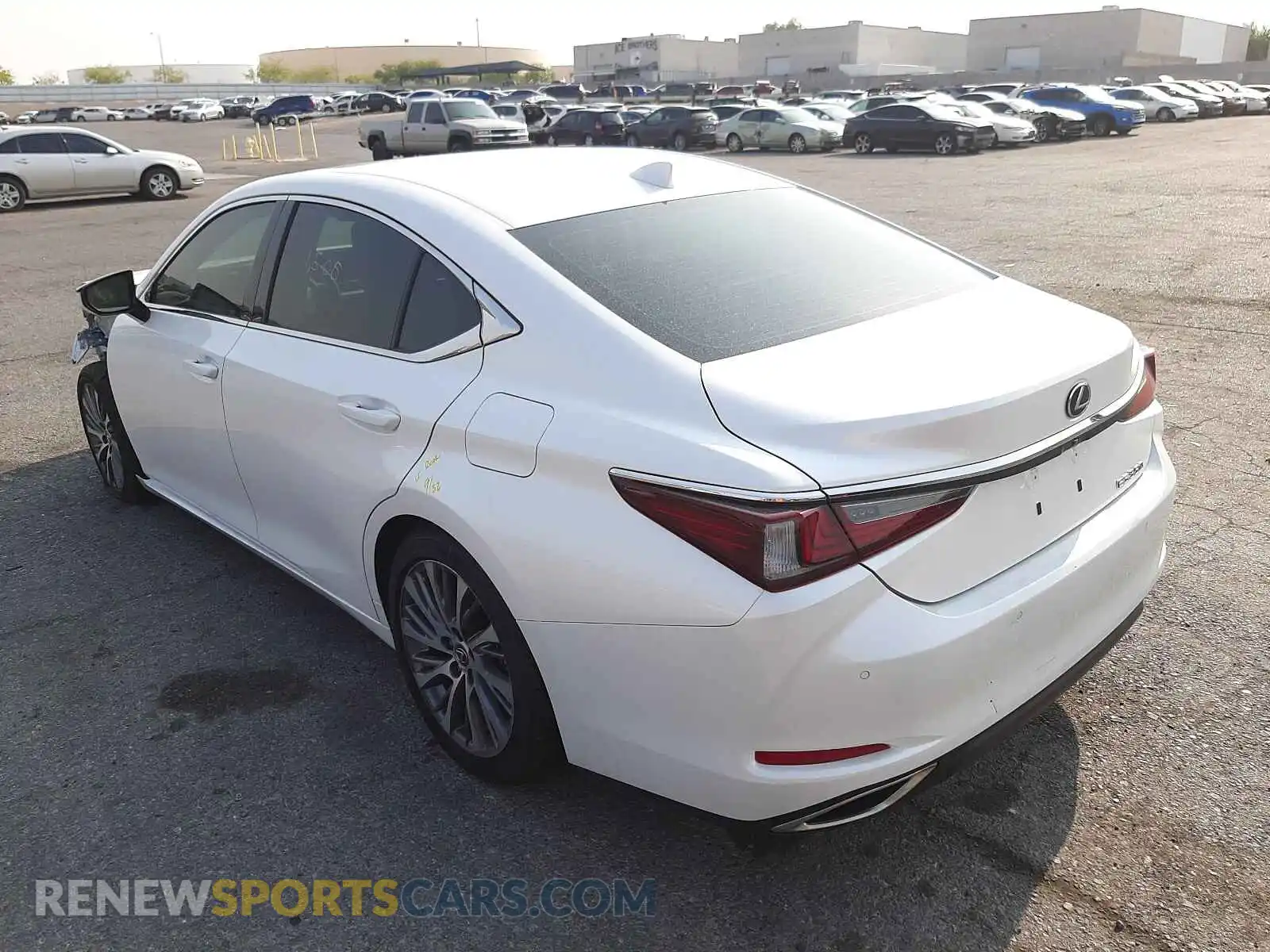 3 Photograph of a damaged car 58ADZ1B14MU092297 LEXUS ES350 2021