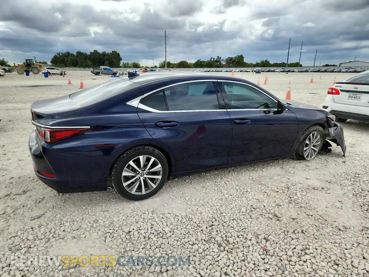 3 Photograph of a damaged car 58ADZ1B14MU092400 LEXUS ES350 2021