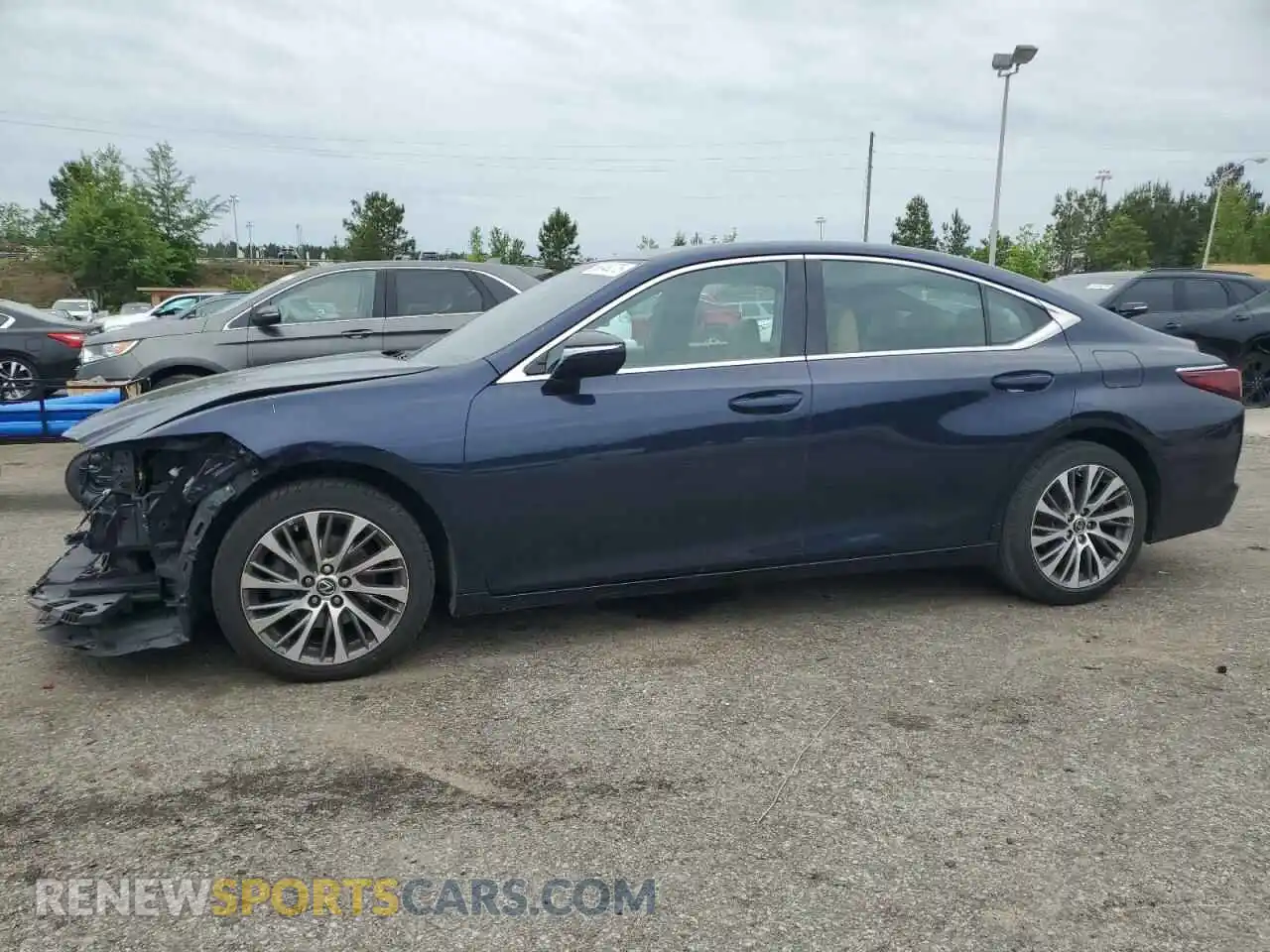1 Photograph of a damaged car 58ADZ1B14MU103962 LEXUS ES350 2021