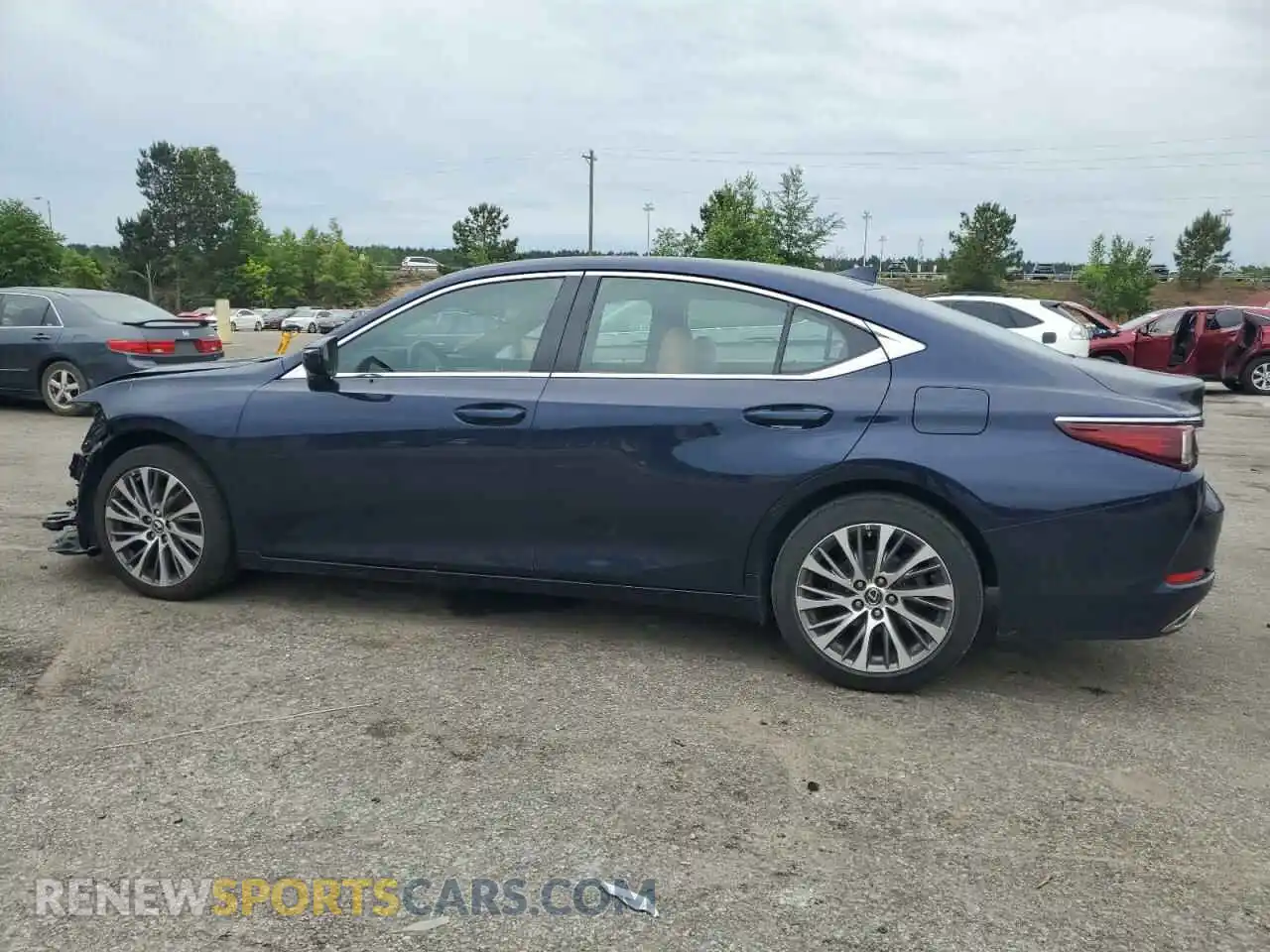 2 Photograph of a damaged car 58ADZ1B14MU103962 LEXUS ES350 2021