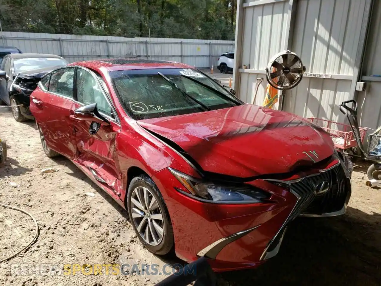 1 fotografías del automóvil dañado 58ADZ1B14MU110135 LEXUS ES350 2021