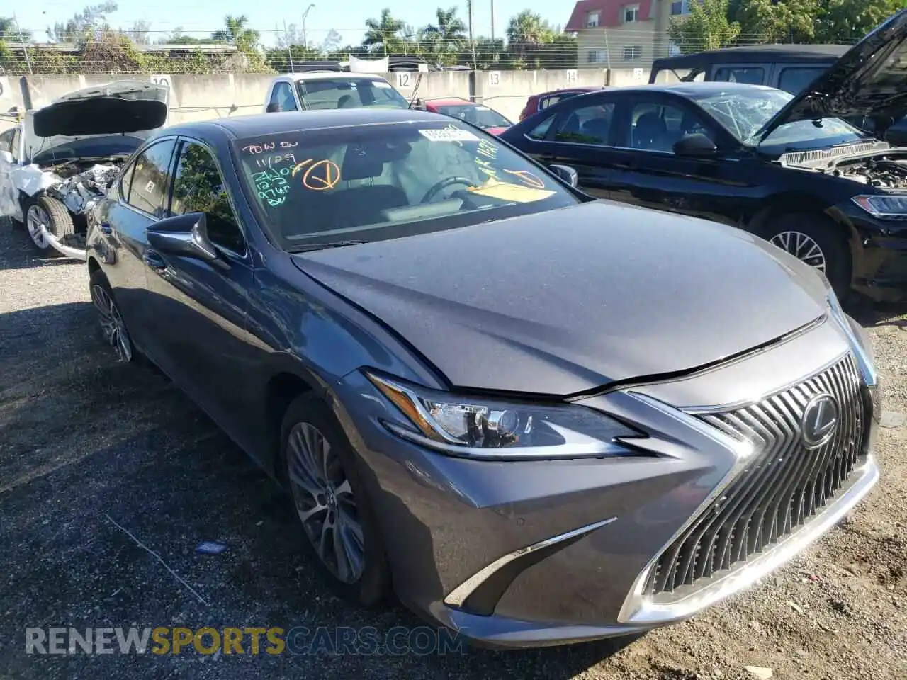 1 Photograph of a damaged car 58ADZ1B15MU085827 LEXUS ES350 2021