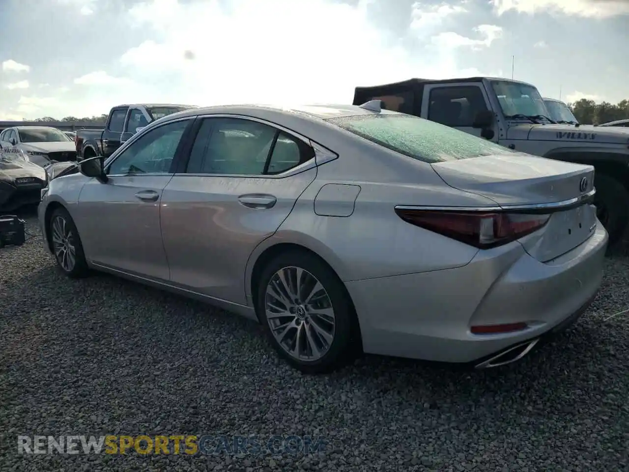 2 Photograph of a damaged car 58ADZ1B15MU088694 LEXUS ES350 2021