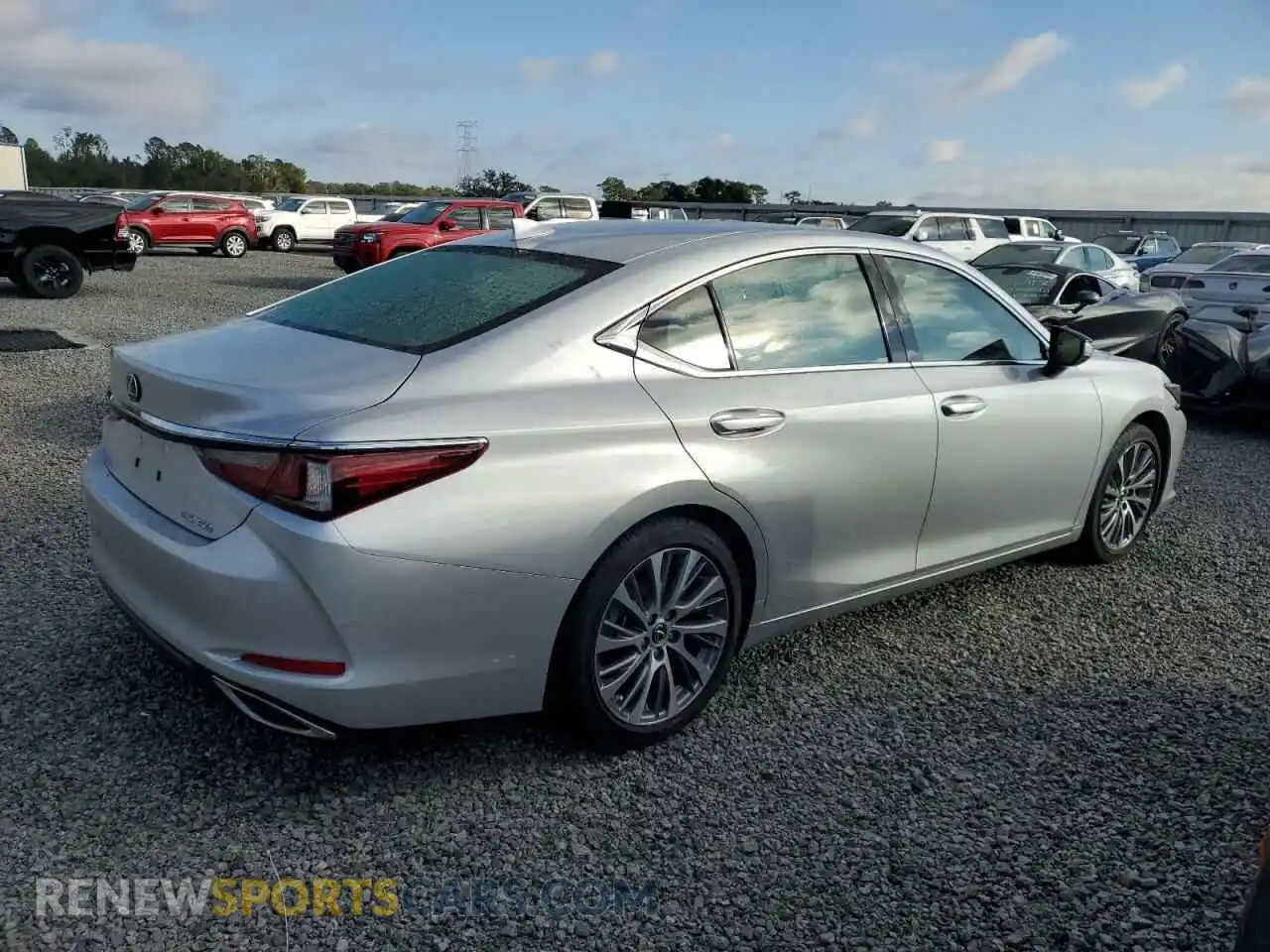 3 Photograph of a damaged car 58ADZ1B15MU088694 LEXUS ES350 2021