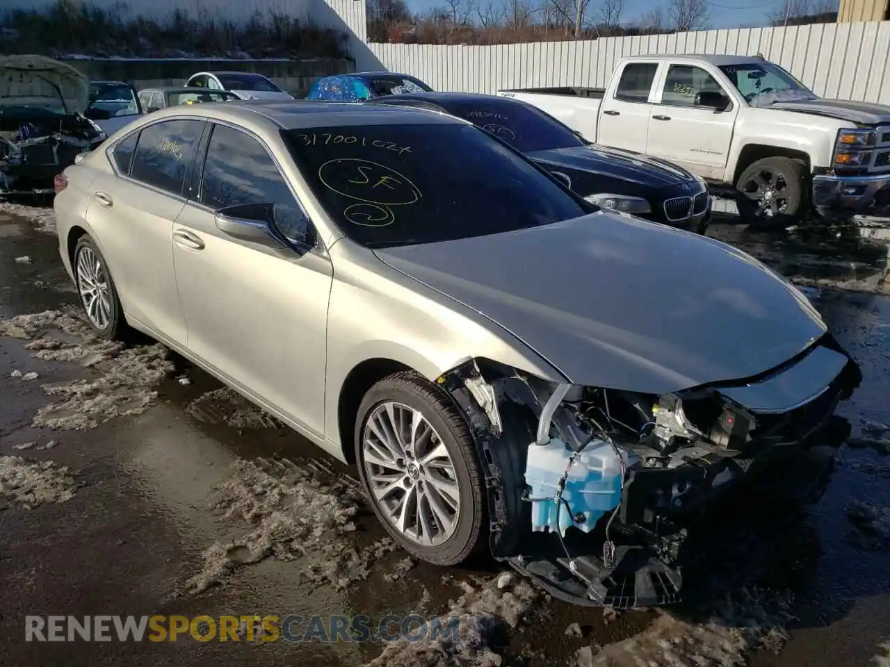 1 fotografías del automóvil dañado 58ADZ1B15MU091742 LEXUS ES350 2021
