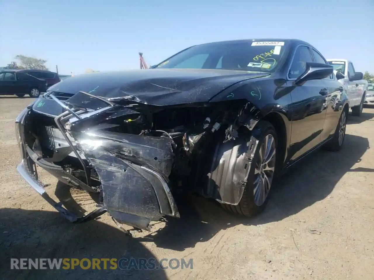 2 Photograph of a damaged car 58ADZ1B15MU093149 LEXUS ES350 2021