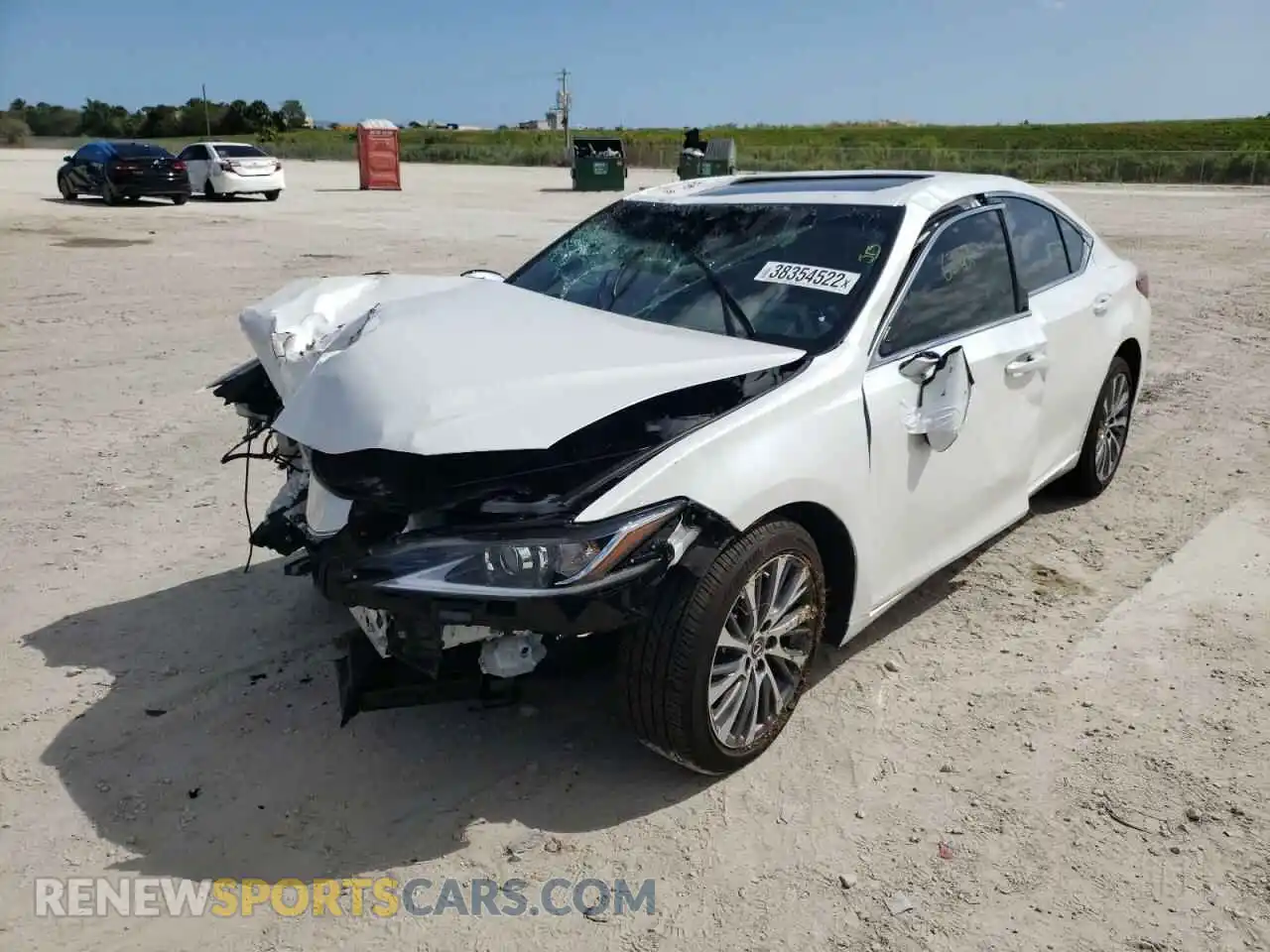 2 Photograph of a damaged car 58ADZ1B15MU104022 LEXUS ES350 2021
