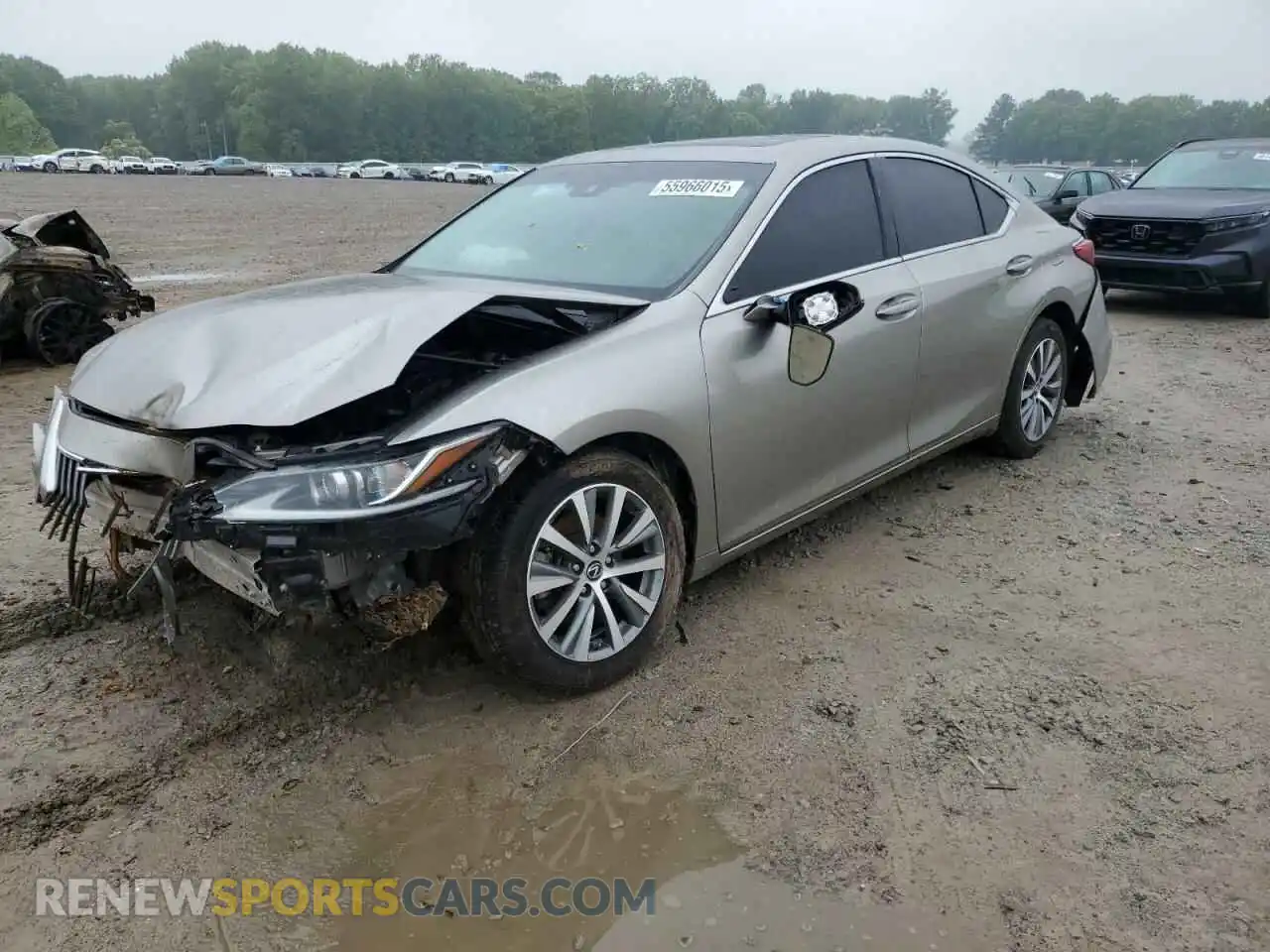 1 Photograph of a damaged car 58ADZ1B15MU107132 LEXUS ES350 2021