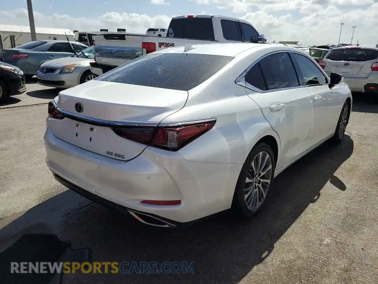 3 Photograph of a damaged car 58ADZ1B15MU107700 LEXUS ES350 2021