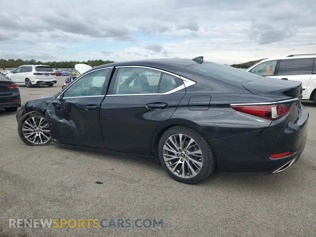 2 Photograph of a damaged car 58ADZ1B16MU095394 LEXUS ES350 2021