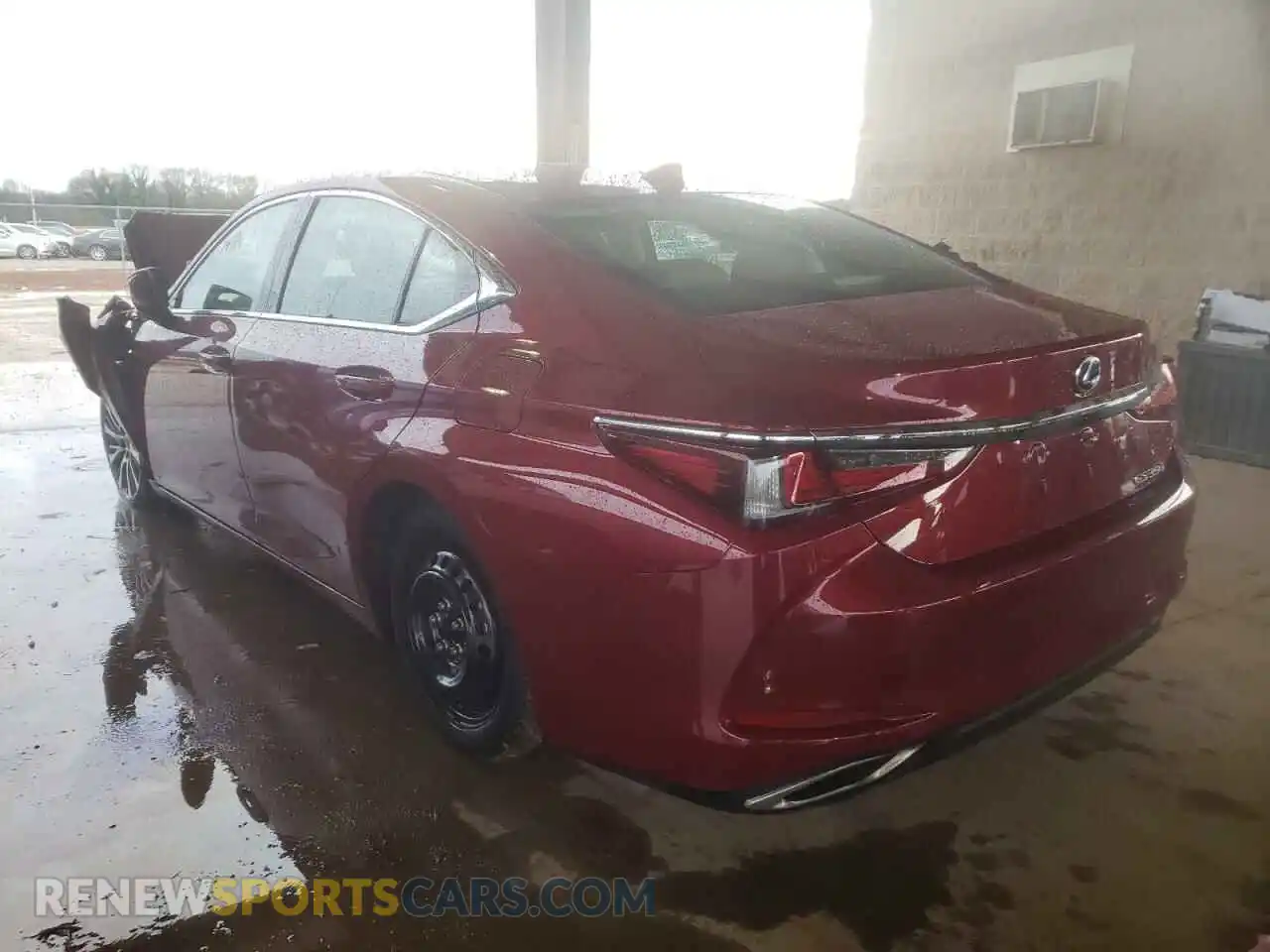 3 fotografías del automóvil dañado 58ADZ1B16MU101808 LEXUS ES350 2021
