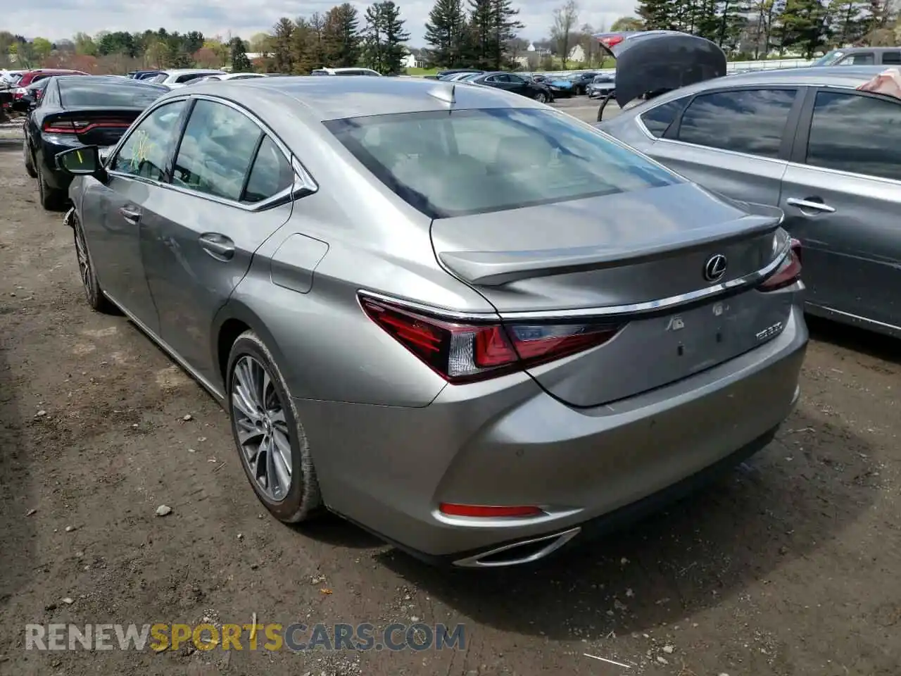 3 Photograph of a damaged car 58ADZ1B16MU105230 LEXUS ES350 2021