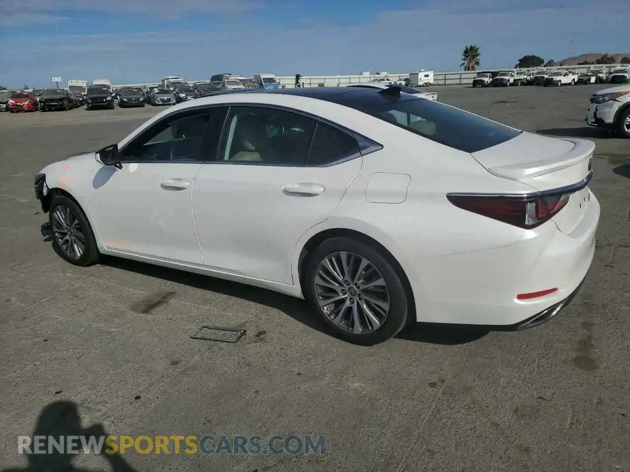 2 Photograph of a damaged car 58ADZ1B17MU083061 LEXUS ES350 2021