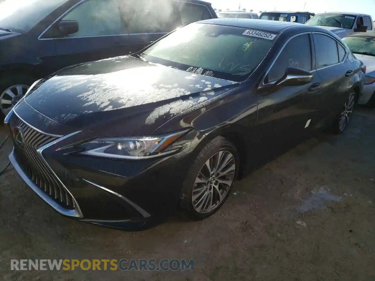 2 Photograph of a damaged car 58ADZ1B17MU098188 LEXUS ES350 2021