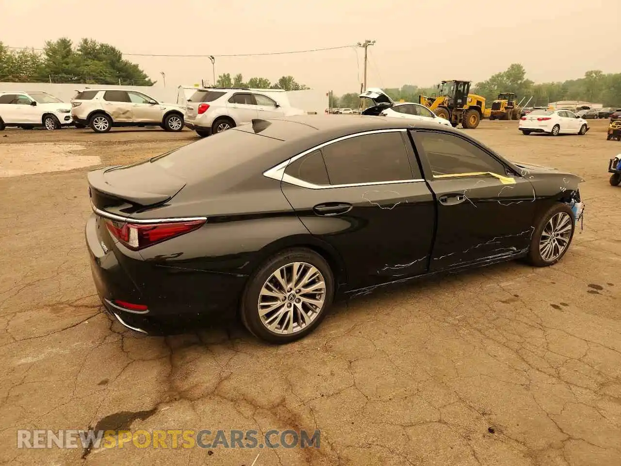 3 Photograph of a damaged car 58ADZ1B17MU103972 LEXUS ES350 2021
