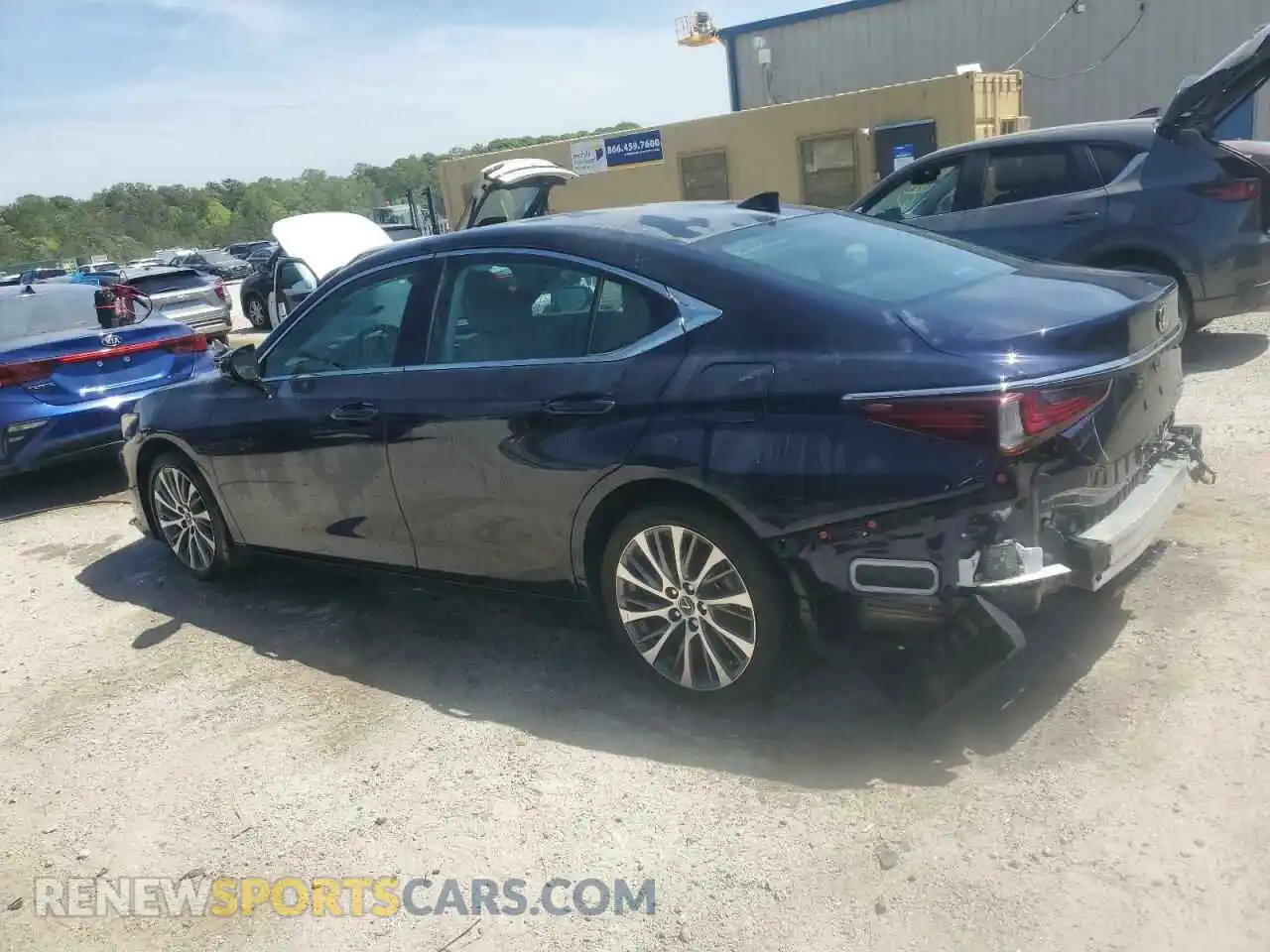 2 Photograph of a damaged car 58ADZ1B17MU104278 LEXUS ES350 2021