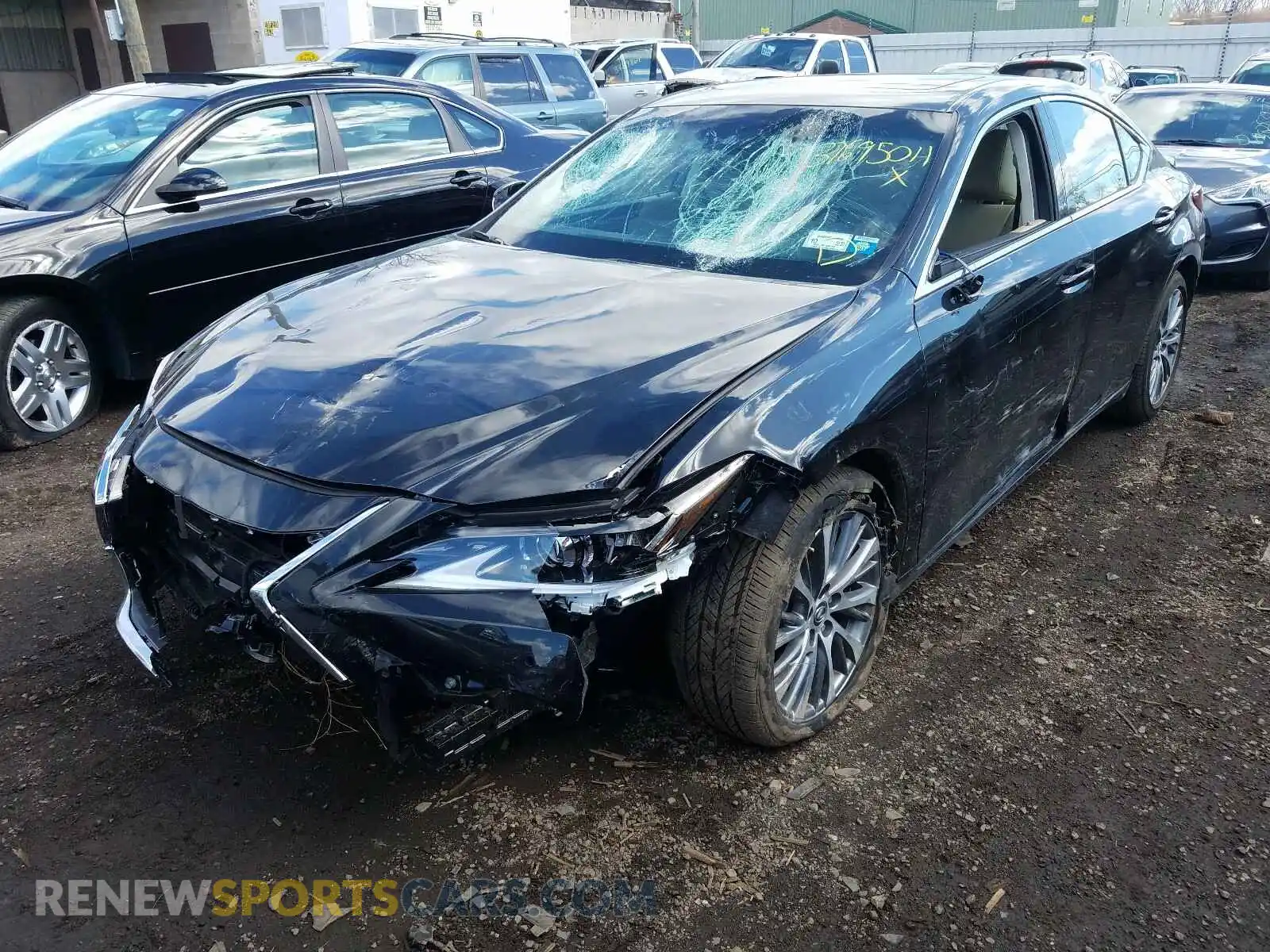 2 Photograph of a damaged car 58ADZ1B18MU083523 LEXUS ES350 2021
