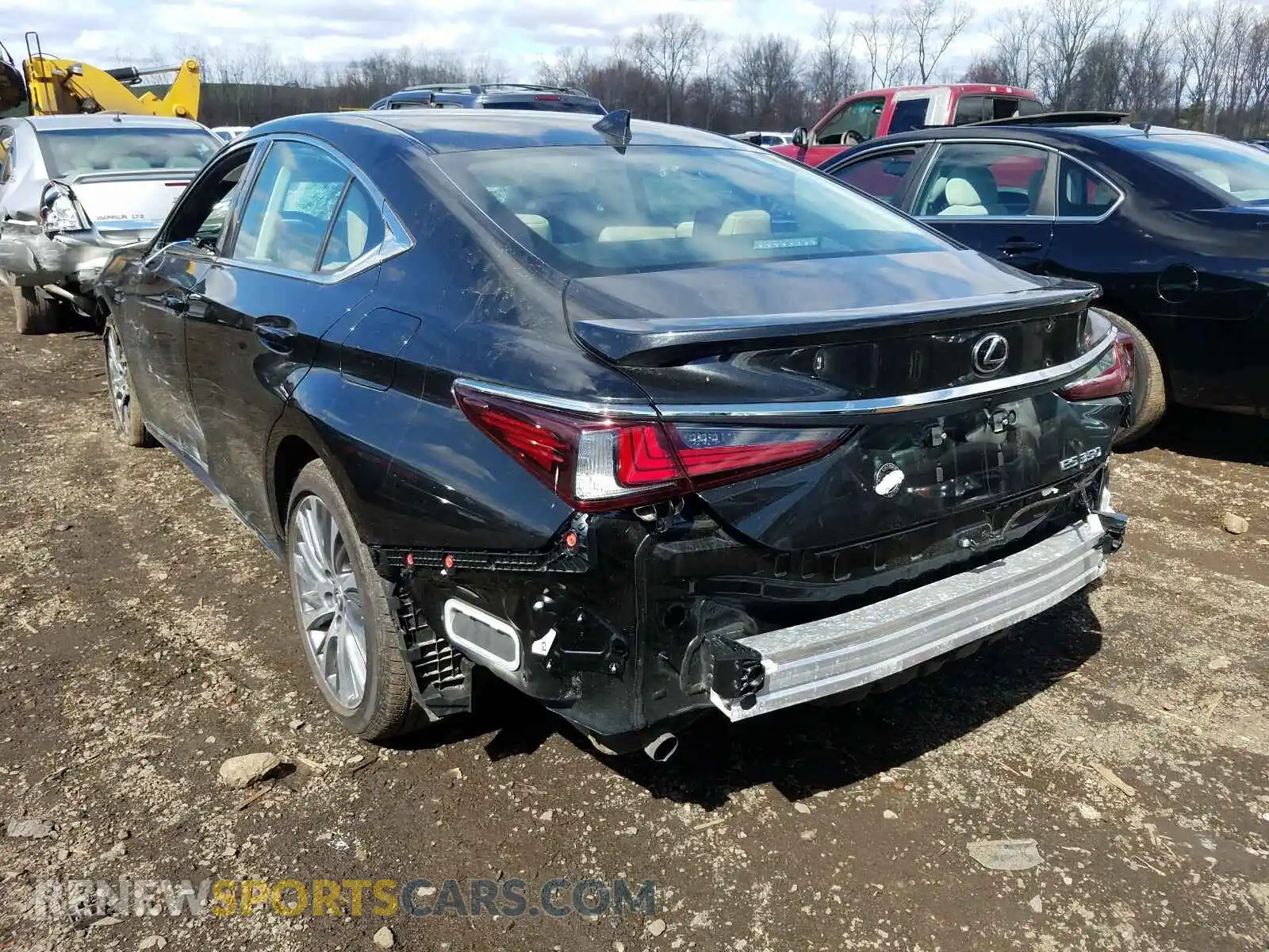 3 Photograph of a damaged car 58ADZ1B18MU083523 LEXUS ES350 2021