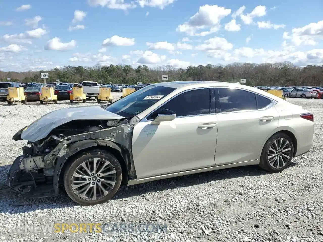 1 Photograph of a damaged car 58ADZ1B18MU086390 LEXUS ES350 2021