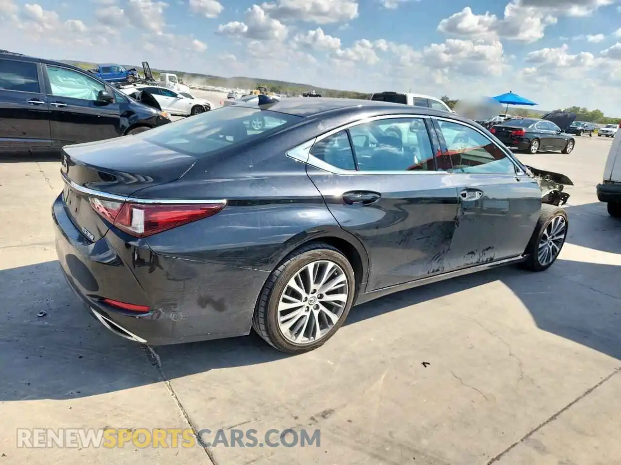 3 Photograph of a damaged car 58ADZ1B18MU110283 LEXUS ES350 2021