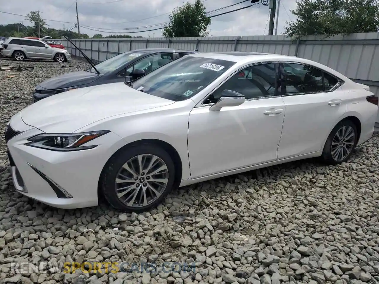 1 Photograph of a damaged car 58ADZ1B19MU082414 LEXUS ES350 2021