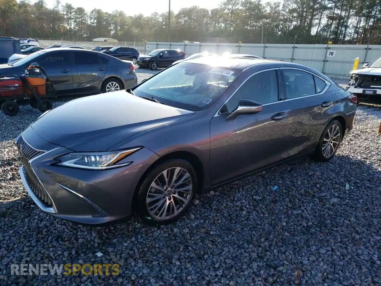 1 Photograph of a damaged car 58ADZ1B19MU085250 LEXUS ES350 2021