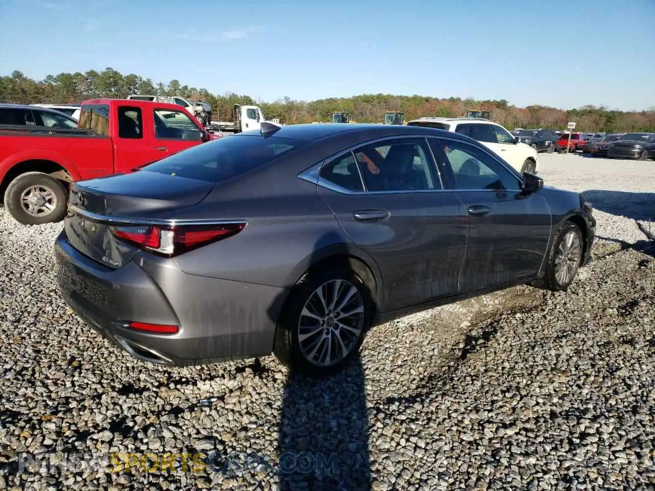 3 Photograph of a damaged car 58ADZ1B19MU085250 LEXUS ES350 2021