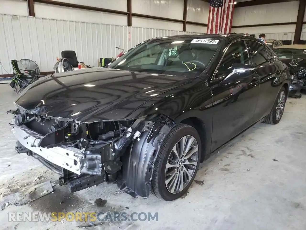 2 Photograph of a damaged car 58ADZ1B19MU088648 LEXUS ES350 2021