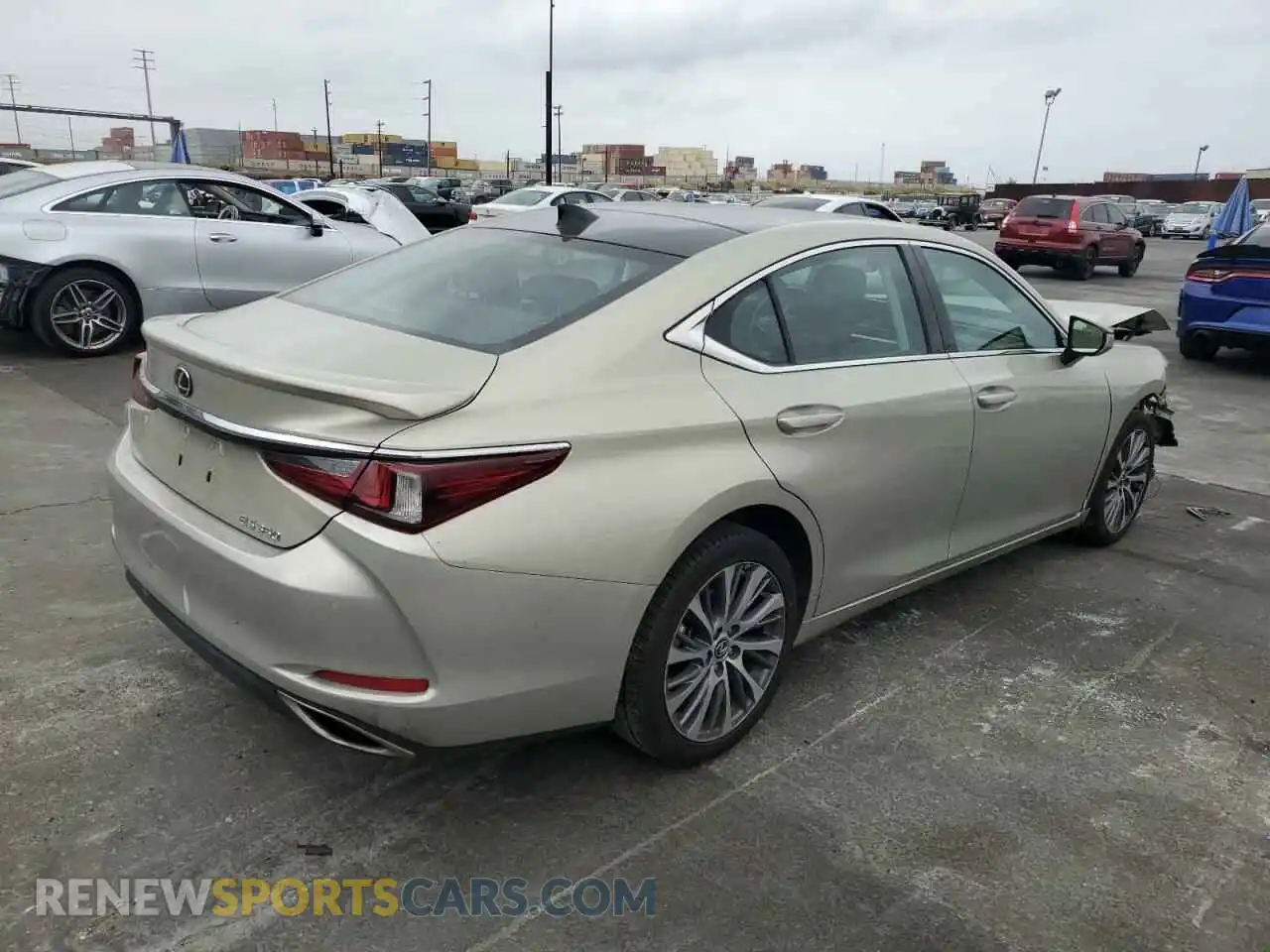 3 Photograph of a damaged car 58ADZ1B19MU091615 LEXUS ES350 2021