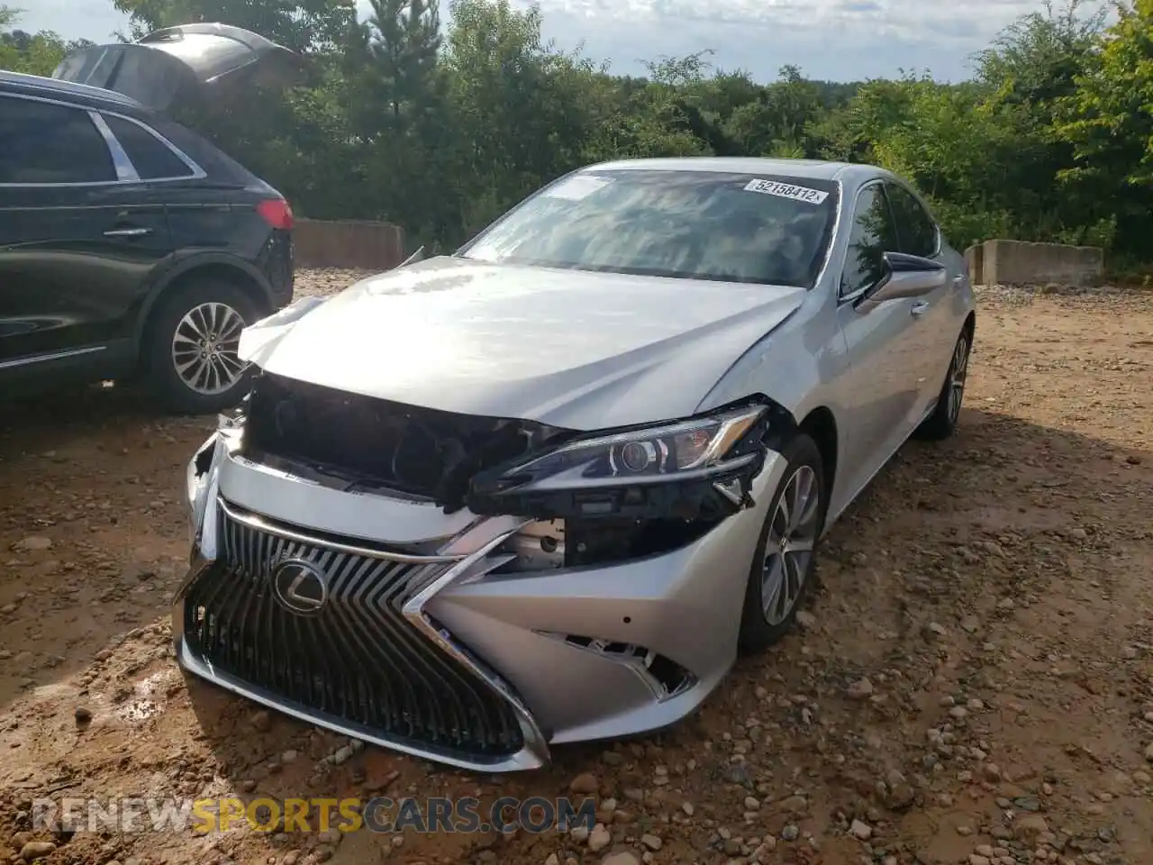 2 Photograph of a damaged car 58ADZ1B19MU100300 LEXUS ES350 2021