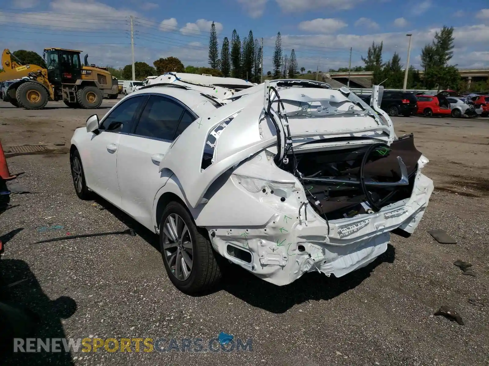 3 Photograph of a damaged car 58ADZ1B1XMU083474 LEXUS ES350 2021