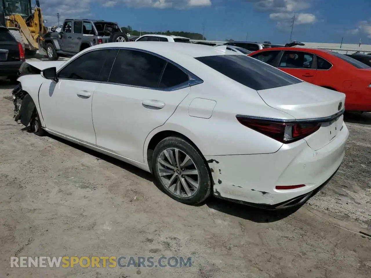 2 Photograph of a damaged car 58ADZ1B1XMU091204 LEXUS ES350 2021