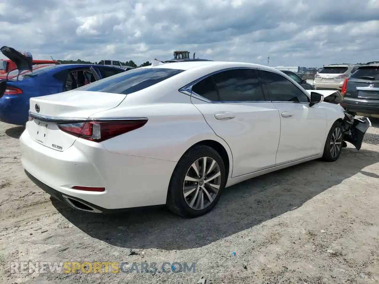 3 Photograph of a damaged car 58ADZ1B1XMU091204 LEXUS ES350 2021