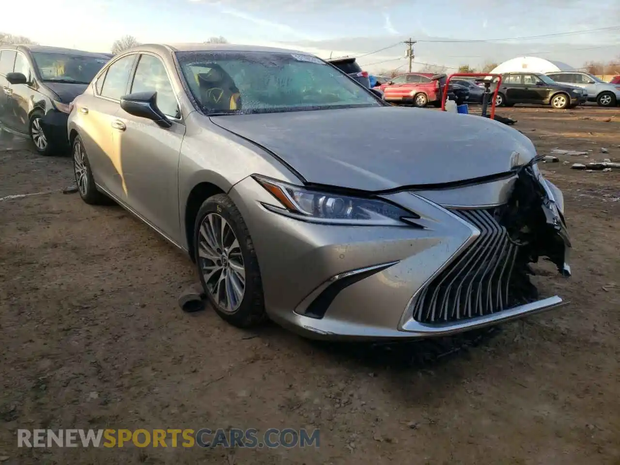 1 Photograph of a damaged car 58ADZ1B1XMU092322 LEXUS ES350 2021