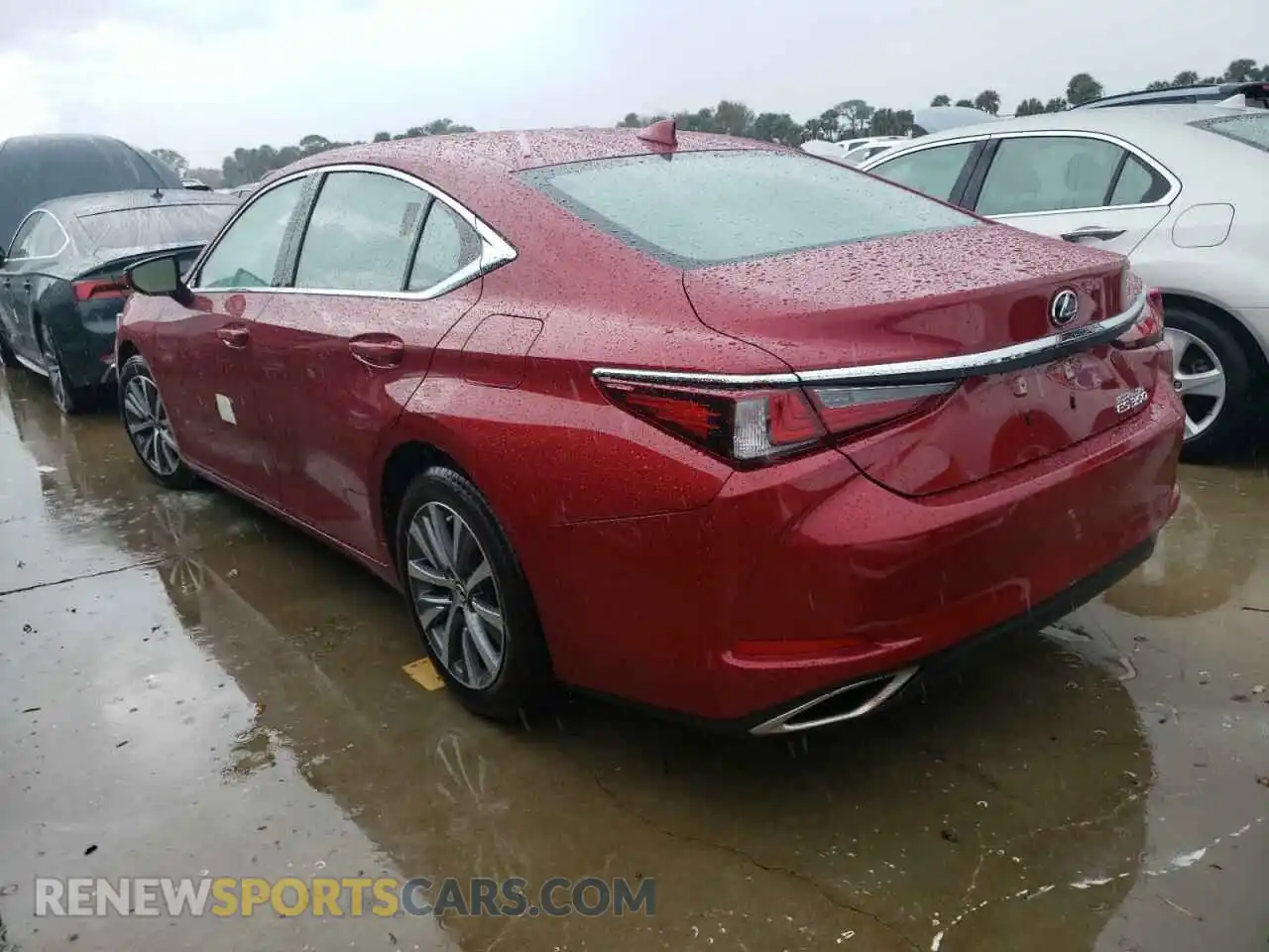 3 fotografías del automóvil dañado 58ADZ1B1XMU096306 LEXUS ES350 2021