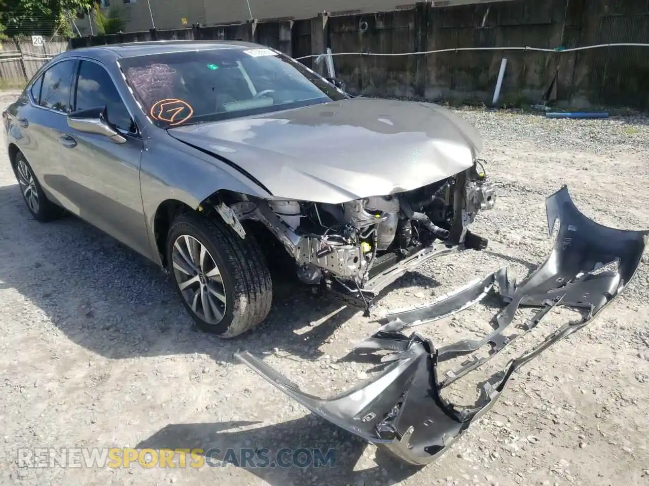 1 Фотография поврежденного автомобиля 58ADZ1B1XMU106834 LEXUS ES350 2021
