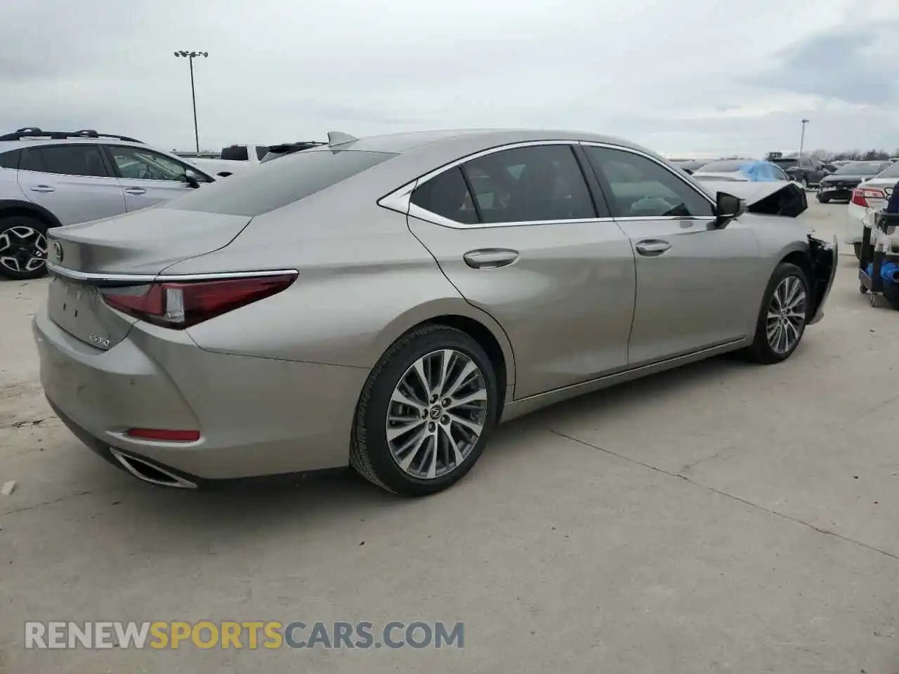 3 Photograph of a damaged car 58AEZ1B11MU083612 LEXUS ES350 2021