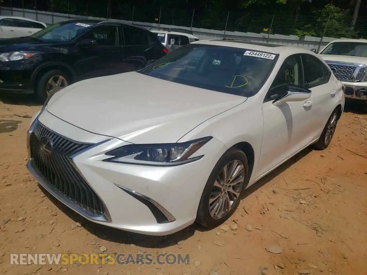 2 Photograph of a damaged car 58AEZ1B1XMU083267 LEXUS ES350 2021