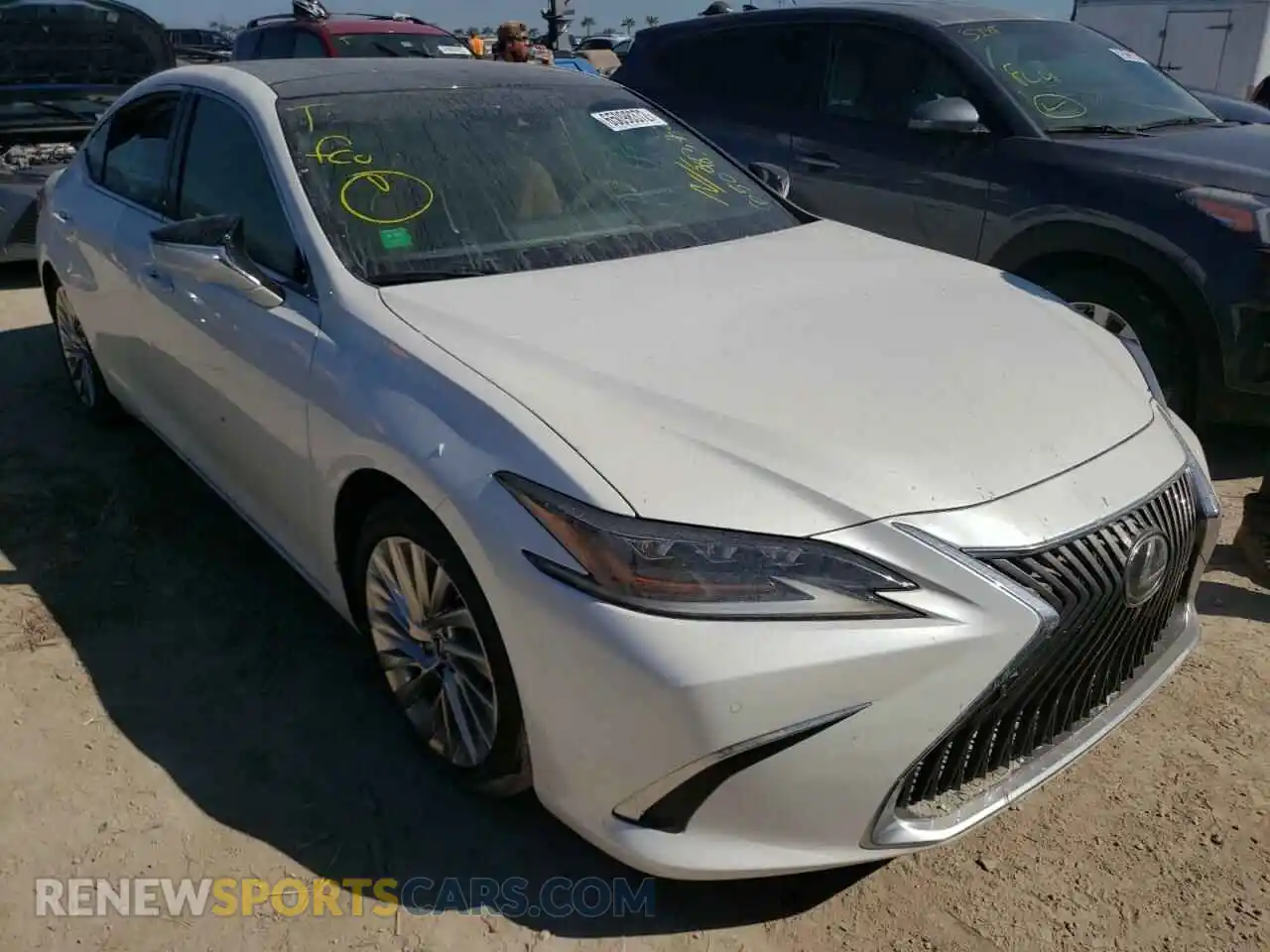 1 Photograph of a damaged car 58AFZ1B11MU084151 LEXUS ES350 2021