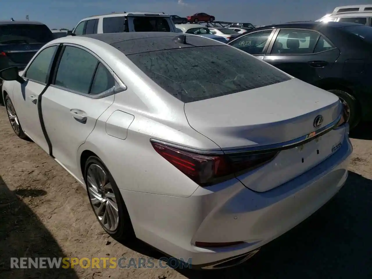 3 Photograph of a damaged car 58AFZ1B11MU084151 LEXUS ES350 2021
