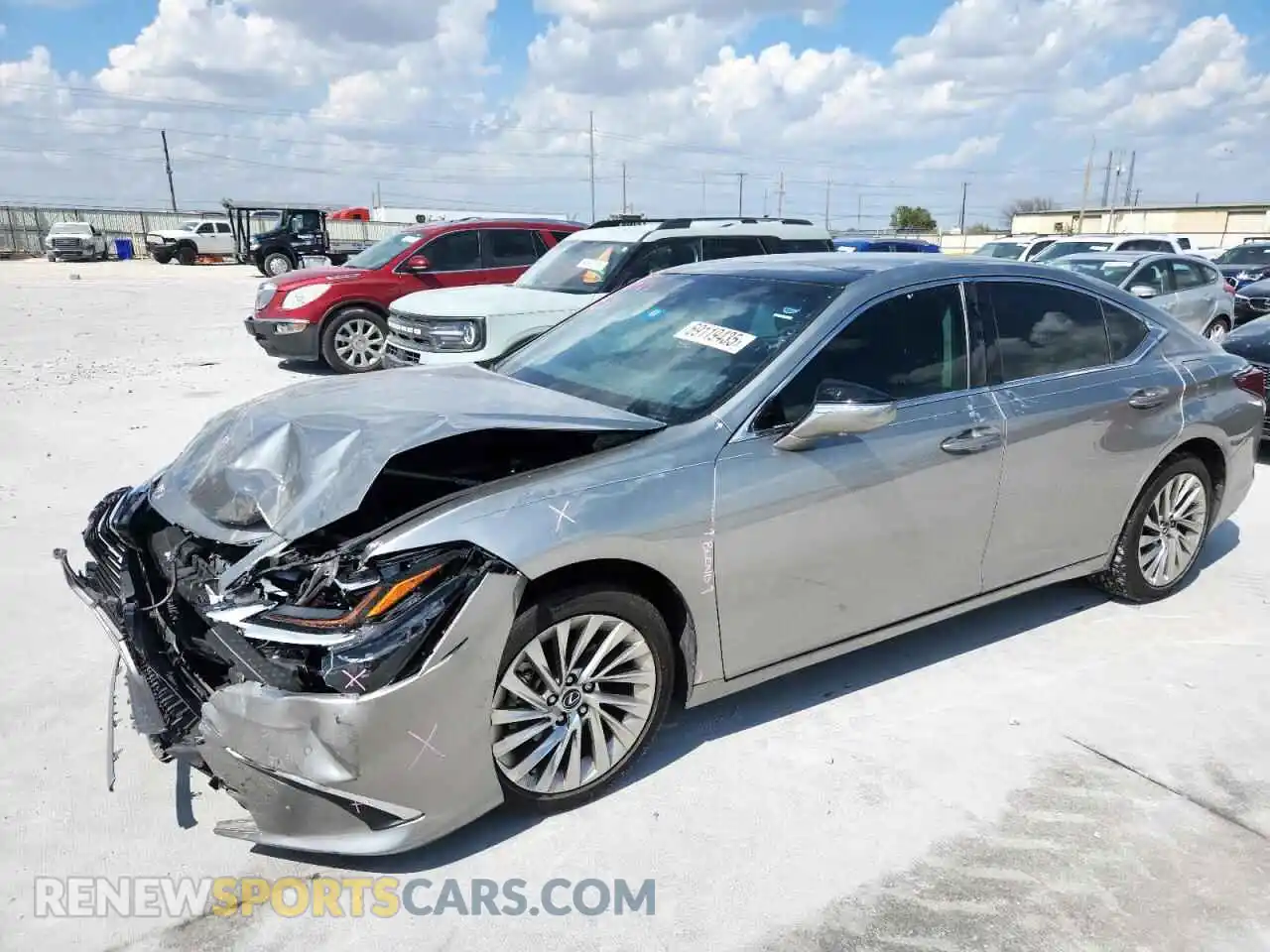1 Photograph of a damaged car 58AFZ1B13MU098696 LEXUS ES350 2021