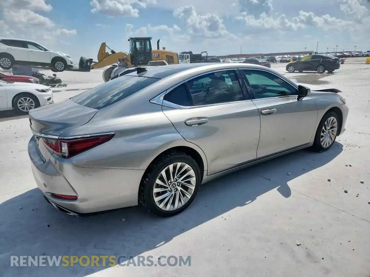 3 Photograph of a damaged car 58AFZ1B13MU098696 LEXUS ES350 2021
