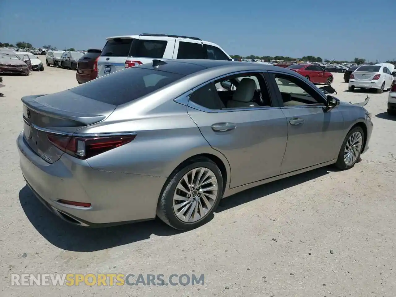3 Photograph of a damaged car 58AFZ1B14MU093099 LEXUS ES350 2021