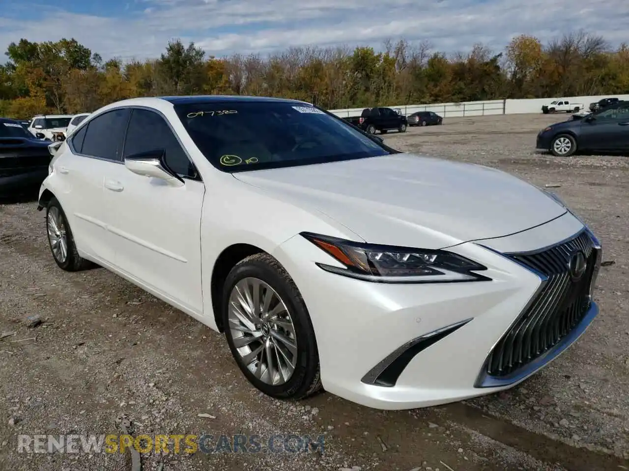 1 Photograph of a damaged car 58AFZ1B18MU097382 LEXUS ES350 2021
