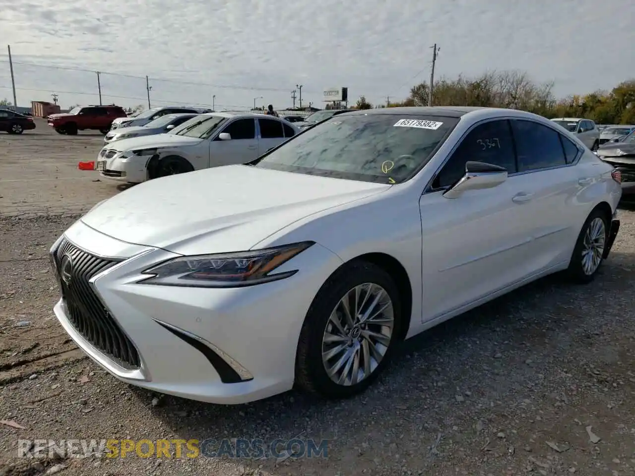 2 Photograph of a damaged car 58AFZ1B18MU097382 LEXUS ES350 2021