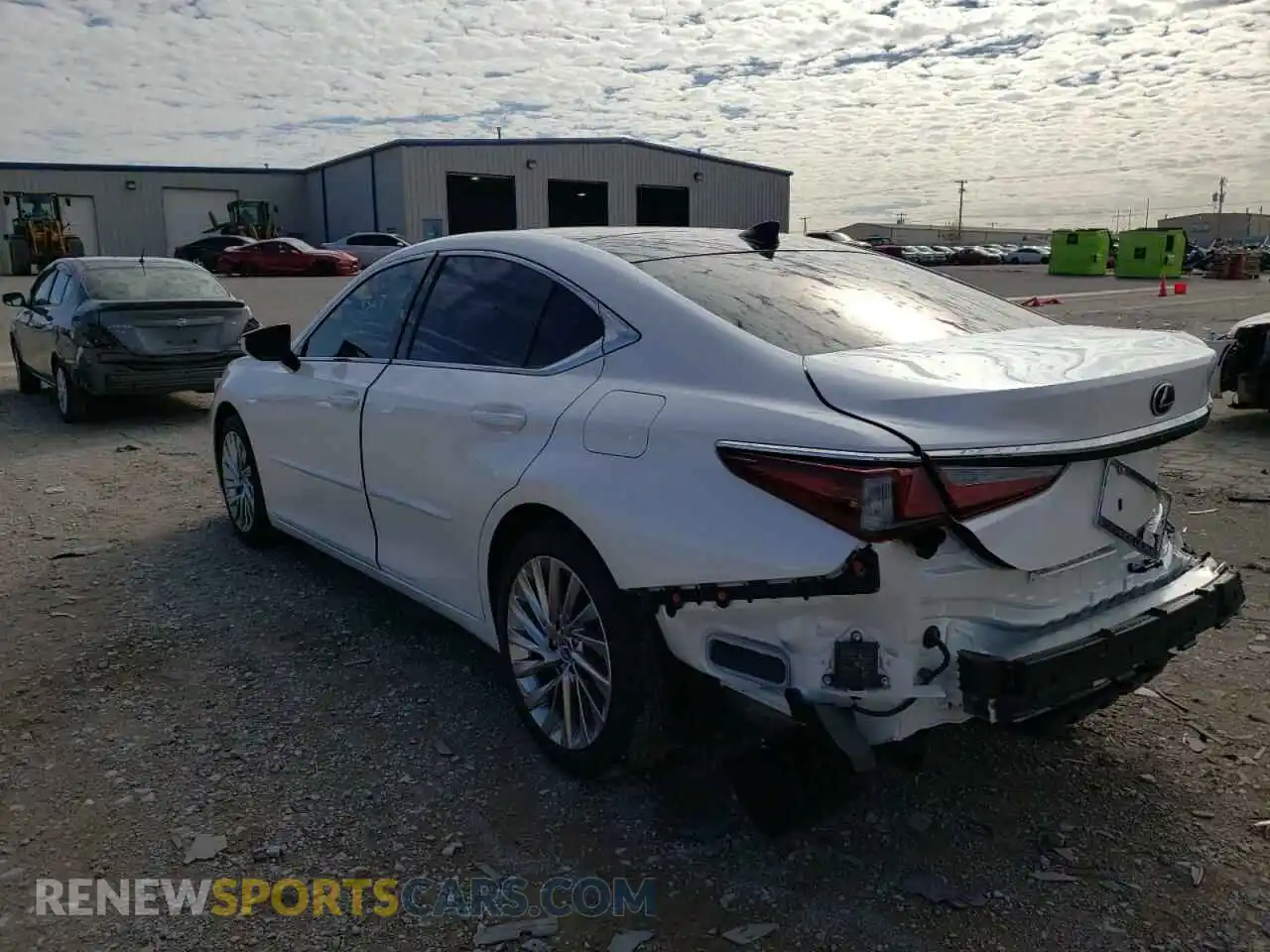 3 Photograph of a damaged car 58AFZ1B18MU097382 LEXUS ES350 2021