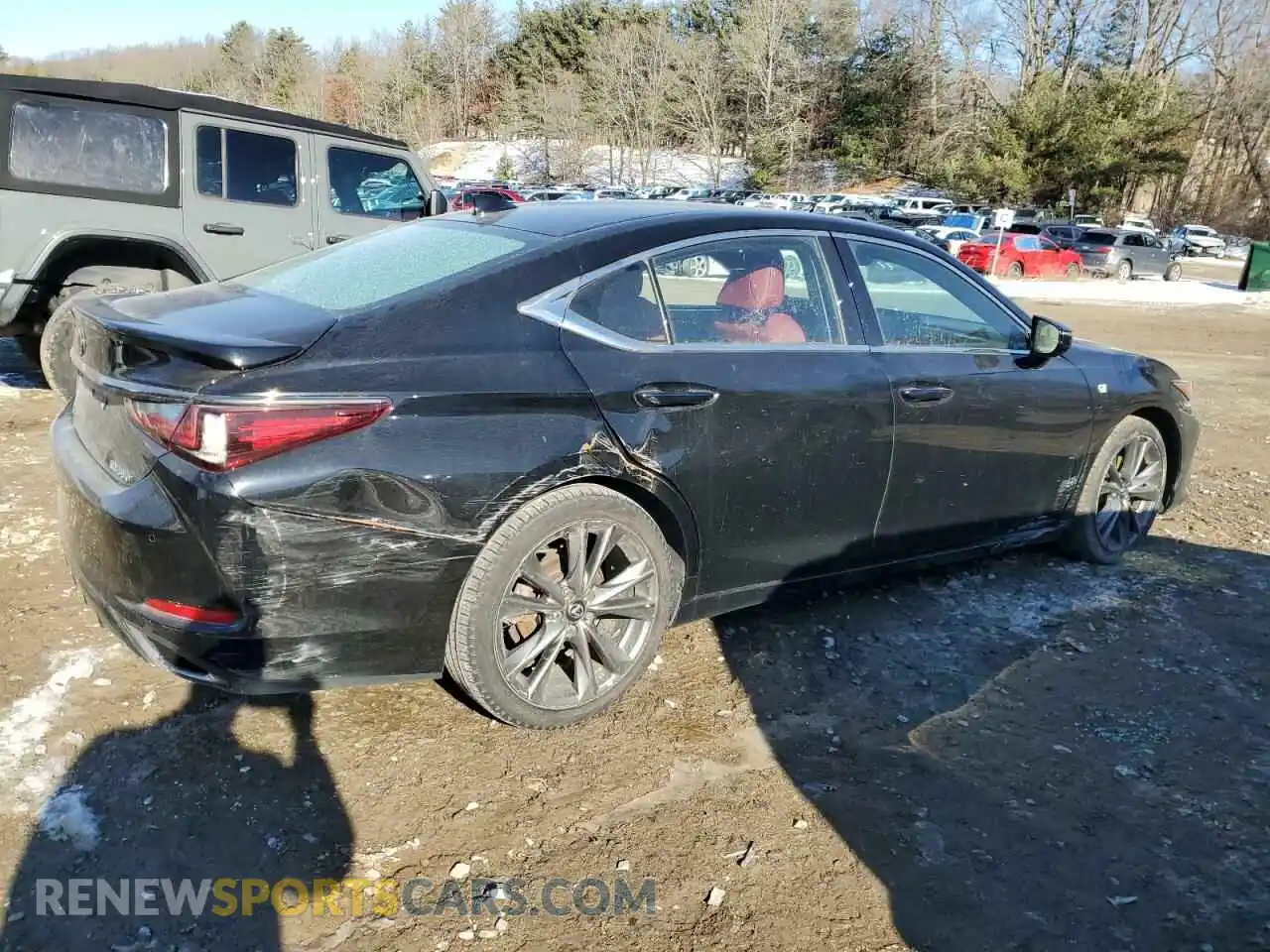3 Photograph of a damaged car 58AGZ1B10MU110811 LEXUS ES350 2021