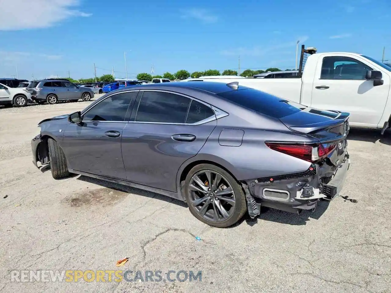 2 Photograph of a damaged car 58AGZ1B11MU096921 LEXUS ES350 2021